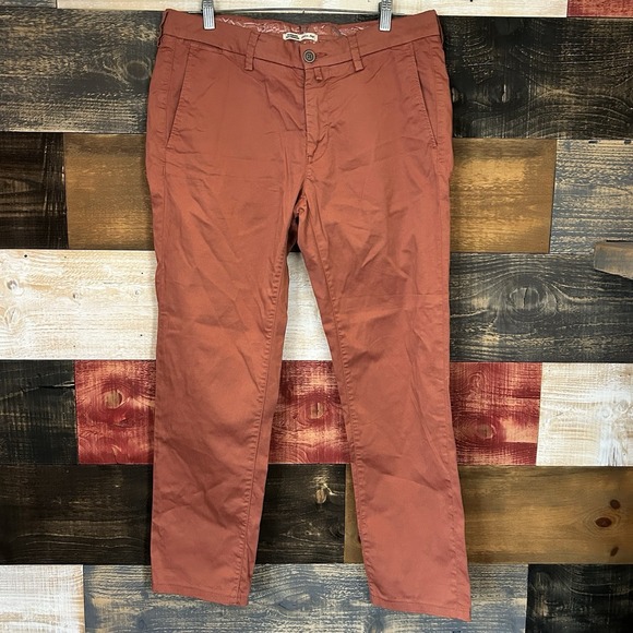 Maurizio Baldassari Other - maurizio baldassari Men's Dress Pants Chino Rust Burnt Italy Size 50 34 By 29